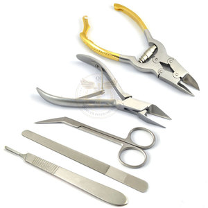 QORVEX INSTRUMENTS Kit de Instrumentos de Podología de 5 Piezas de Acero Inoxidable, Cortaúñas Profesional de Lujo para Uñas Encarnadas, Belleza - Product Image 5