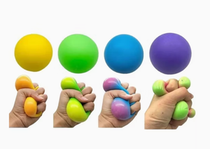ชุดลูกบอลออกกำลังกาย EPP แบบพกพา ขนาด 65 มม. สีเหลืองส้ม ของเล่นคลายเครียดสำหรับการฝึกออกกำลังกาย - Product Image 5