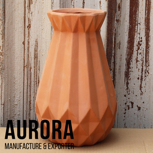 Vase décoratif moderne en terre cuite pour fournisseur de jardinage, vase à fleurs décoratif d'intérieur avec impression de logo gratuite - Product Image 3