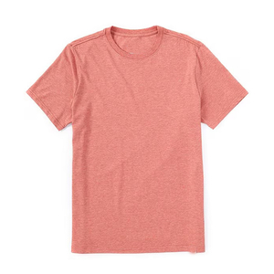 T-shirts pour hommes à col rond en coton et polyester respirant de haute qualité, style streetwear, manches courtes, couleur unie, t-shirt uni doux - Product Image 6
