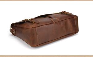 Sac à bandoulière en cuir pour ordinateur portable, sacoche de bureau exécutive, sac à main pour homme, porte-documents LLB-0356 - Product Image 4