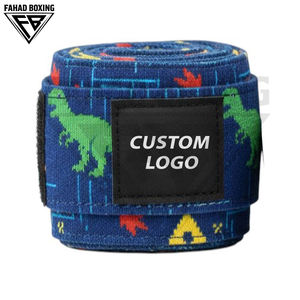 Bandes de boxe personnalisées par sublimation pour enfants, protège-poignets hautement élastiques pour l'entraînement junior, accessoires de boxe durables en coton pour l'entraînement - Product Image 3