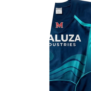 Tenues de football américain personnalisées OEM sublimées, ensemble complet, haute qualité, séchage rapide, respirantes, vêtements d'entraînement à manches courtes - Product Image 5