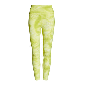 High Waisted Tie Dye <b>Yoga</b> <b>Leggings</b> Full Length Seamless Spandex Polyester Gradient Color Elastic Waist Pants - Product Image 1