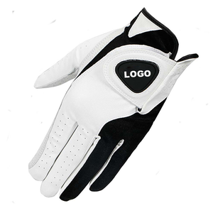 Gants de golf en cuir Cabretta durable avec impression personnalisée, en peau de mouton souple, avec protection respirante de la paume - Product Image 1