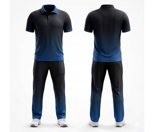 Sportswear <b>Cricket</b> Uniform Sublimated Fabric | Men Women Youth <b>Cricket</b> Wears Polo Shirt and Trouser Full Team Outfit - Product Image 3