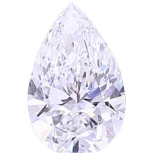 Diamant de laboratoire de forme poire 1,00 ct, couleur E, pureté VVS2, certifié IGI - Product Image 2