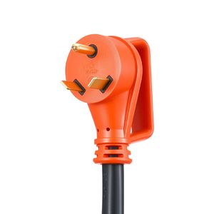 Cavo di prolunga per camper da 50 piedi, 50A, per impieghi gravosi, 125V, 2500W, cavo calibro 10/3, spine NEMA TT 30P e 30R, lunghezza cavo 75 piedi - Product Image 5