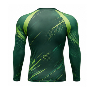 T-shirt de compression pour hommes, personnalisé, séchage rapide, respirant, extensible, pour entraînement sportif, vente en gros, vêtements de sport UE/US - Product Image 5