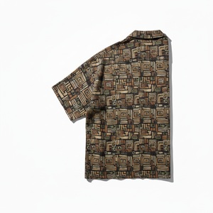 Camisa Hawaiana de Verano Estilo Japonés para Hombre, Holgada, Casual, de Manga Corta, con Botones, Estampado Hawaiano, Anti-Pilling, Poliéster/Algodón - Product Image 5