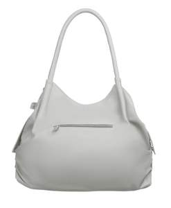 Sac Hobo en Cuir Gris Doux avec Deux Bretelles, Grand Sac à Main Souple pour Femme, Sac Fourre-tout Multi-Poches, Sac à Bandoulière Zippé pour le Travail - Product Image 5