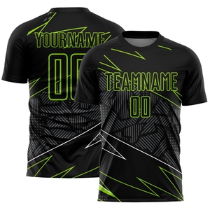 ขายส่งโดยตรงจาก OMMIZ INDUSTRY ชุดฟุตบอลแบบ sublimation สีฟ้าดำแบบกำหนดเอง - Product Image 2