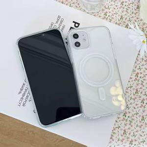 Vente en gros de coques de téléphone portable transparentes antichoc en TPU pour 11 11 Pro Max avec protection d'écran et support d'anneau en plastique - Product Image 2