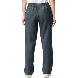 Men's Dark Gray Cotton Sweatpants <b>Elastic</b> Waist Casual Jogging Pants Side Pockets Midweight Knitted Autumn Wear - Product Image 3