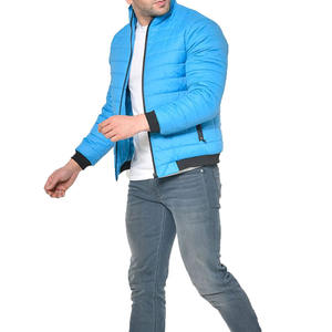 Wholesale High Quality <b>Men</b> Puffer Jacket Customized Size Breathable Street Wear Plain Color <b>Men</b> Puffer Jacket OEM Service - Product Image 5