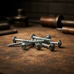 Tornillo para Madera PDC Modelo 8, Cabeza Plana, Clase 4, Métrico/Pulgadas, Autorroscante, Phillips/Pozi Drive, Acero al Carbono/Acero Inoxidable, Recubierto de Zinc/Níquel - Product Image 1