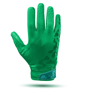 Reasonable Price Top Trending Leather American Football Outdoor Sports Gloves Lightweight Non-Slip Waterproof Quick Dry Easy - Product Image 2