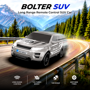 รถบังคับวิทยุ Mirana Bolter SUV สำหรับเด็ก |   รถบังคับวิทยุระยะไกล |   เพิ่มความเร็วเทอร์โบ 1.5 เท่า |   ไฟ LED และยางกันลื่น - Product Image 6