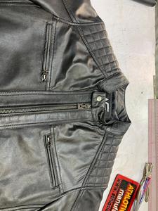 Winter Leather Jackets Pure Leather Jacket Men 100% <b>Genuine</b> Leather Stand Collar Waterproof & Breathable All Sizes - Product Image 4