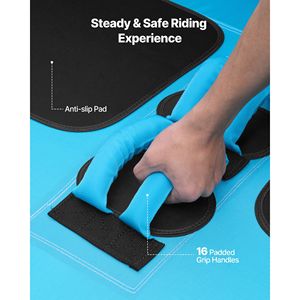 Tubo Gonfiabile Trainabile in PVC per 3 Persone, Capacità 230 kg, per Sport Acquatici e Nautica - Product Image 6
