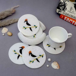 Posavasos de Mármol de Buena Calidad en Varios Colores y Diseños, Elegantes Tapetes de Piedra para Bebidas, para Mesas de Sala de Estar y Comedor, en Venta - Product Image 1
