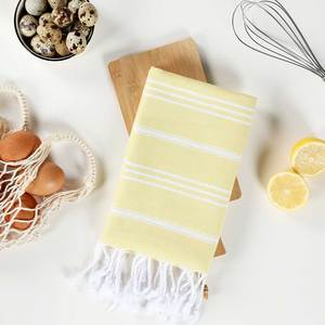 Lot de serviettes de cuisine en gros, 100 % coton turc, écologiques, anti-sable, légères, tissées, avec logo personnalisé - Product Image 5
