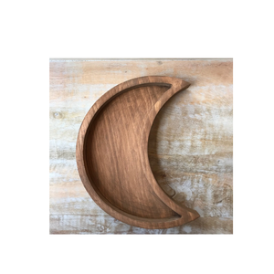 Plateau de service alimentaire en bois écologique, motif lune et étoile, pour le petit-déjeuner, les fêtes et très demandé - Product Image 2