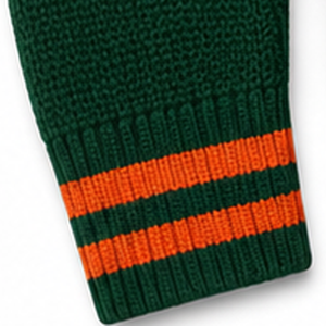 FAMU Custom Green & Orange Acrylic Knit Varsity <b>Cardigan</b> <b>Sweater</b> Chenille Lettering Unisex Sorority Letterman <b>Cardigan</b> - Product Image 6