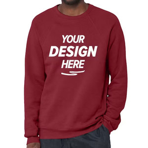 Men Heavy Fleece Crewneck Sweatshirt for Winter <b>Warm</b> Thick Cotton Blended Plain Pullover <b>Jumper</b> Long Sleeve Comfort Sweatshirt - Product Image 1