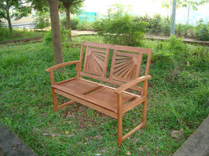 Banc long en bois massif rustique moderne vintage, personnalisé, pour extérieur, centre commercial, école, parc, mobilier industriel vietnamien pour salon - Product Image 4