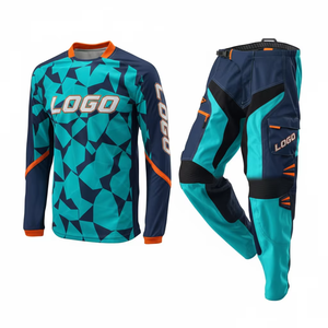 Combinaison de motocross personnalisée pour hommes, tendance, dernière arrivée, impression par sublimation, avec logo d'équipe, vente flash - Product Image 2
