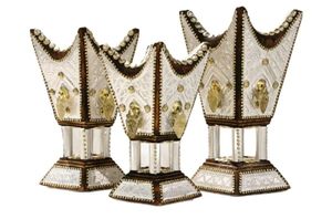 Brûleur à Bakhoor en bois avec base en bambou, perles décoratives, parfum d'ambiance traditionnel arabe écologique pour la maison - Product Image 2