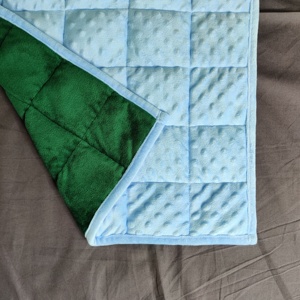 Produttore di coperte ponderate piccole dimensioni Mini Minky in fibra naturale per bambini ginocchiere per alleviare lo Stress peso della coperta - Product Image 5