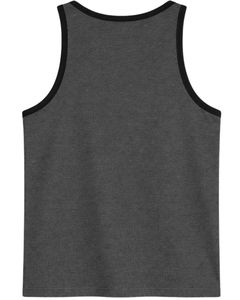 Custom Light Green White Contrast Trim <b>Men</b> Tank Top Sleeveless Cotton Vest Casual Summer Gym Workout Fitness Solid Color <b>Singlet</b> - Product Image 2