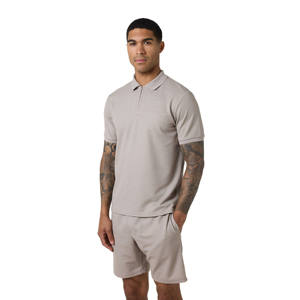 Ensemble polo et short décontracté d'été pour homme en fibre de bambou 100 % respirant à motif uni – Vente en gros - Product Image 1