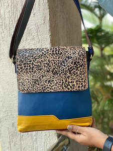 กระเป๋าหนังวัวแท้สำหรับผู้หญิงสไตล์ตะวันตก,ใหม่กระเป๋าถือหลากสีกระเป๋าสะพายไหล่หนังรีไซเคิล - Product Image 3