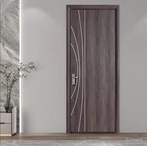 Portes intérieures modernes en composite bois-plastique polymère, garantie de 3 ans, pré-montées, surface finie, pour chambre à coucher - Product Image 3