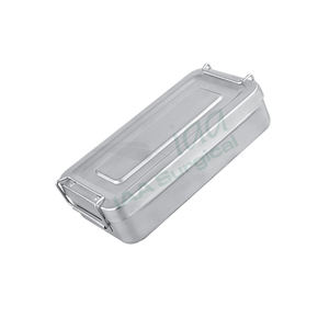 ถาดใส่เครื่องมือสแตนเลสแบบแมนนวลพร้อมฝาปิด ใช้ได้หลากหลายวัตถุประสงค์สำหรับการฆ่าเชื้อและการจัดเก็บเครื่องมืออย่างปลอดภัย - Product Image 3