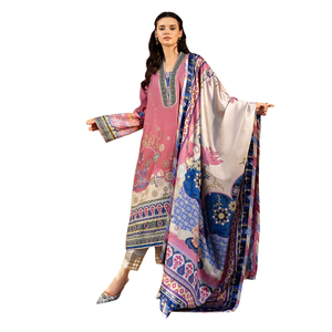 Ensemble imprimé pour femme, tenue de festival, Salwar Kameez et Dupatta pakistanais - Product Image 2