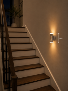 Lumetal Wall <b>Lamp</b> 11W LED Modern Button Control Indoor Acrylic + Metal 3000K (<b>Warm</b> White) - Product Image 6