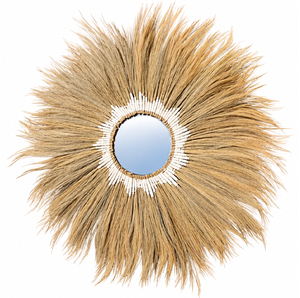 Bohemian Sunburst Wedding <b>Wall</b> <b>Mirror</b> Rattan with Decorative Frame Eco-Friendly Handmade for Living Room Decoration - Product Image 5