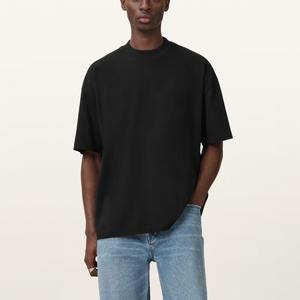 T-shirt ample en Spandex pour homme, col en U, respirant, couleurs unies, broderie 3D personnalisée en tissu éponge, idéal pour le sport et le fitness – Collection Été 2026 - Product Image 2