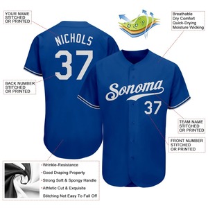 Jersey de Béisbol Auténtico Personalizado para Hombre OMMiZ, Color Blanco Real, Antibacterial, de Alta Calidad - Product Image 2