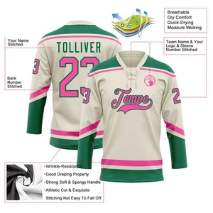 Jersey de Hockey Personalizado con Logotipo, Jersey de Hockey sobre Hielo Reciclado, Jersey de Hockey sobre Hielo de Alta Calidad con Nuevo Diseño, Precio Razonable, Servicio OEM - Product Image 2