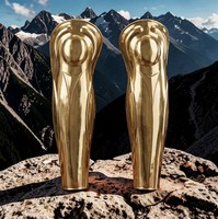 Mittelalterliche Beinrüstung Eisenpanzerung - Maßgefertigte Form TV- & Film-inspiriertes Kunst-Sammlerstück
