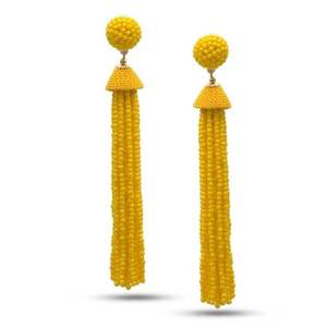 Pendientes Colgantes Bohemios Coloridos con Cuentas Hechos a Mano, Cuentas de Semillas, Color y Tamaño Personalizables para Mujeres y Niñas - Product Image 6