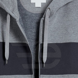 Sweats à capuche zippés pour hommes en coton, style streetwear décontracté, chauds pour l'hiver, pour la gym, avec logo personnalisé - Product Image 6