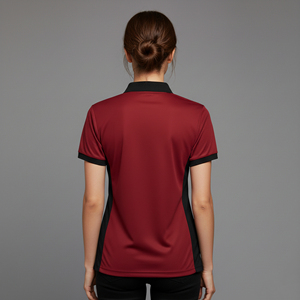 บริการ OEM เสื้อเชิ้ตแขนสั้นคุณภาพสูงสำหรับผู้หญิง ระบายอากาศได้ดี แห้งเร็ว ชุดกีฬากอล์ฟ ผ้าฝ้าย 100% สำหรับฤดูร้อน - Product Image 6