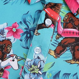 เสื้อโปโลผู้ชายแฟชั่น ระบายความชื้น คอปก แขนยาว ลายทาง สีสันตัดกัน ติดกระดุม - Product Image 4