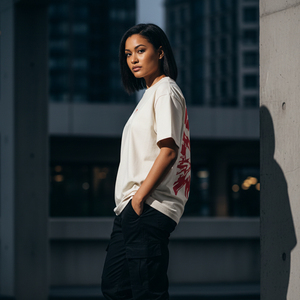 T-shirt Boxy Homme Coupe Athlétique Oversize Épaules Tombantes pour Entraînement, Gym et Streetwear – Personnalisable avec Logo – Performance et Confort – T-shirt Vierge Uni - Product Image 6